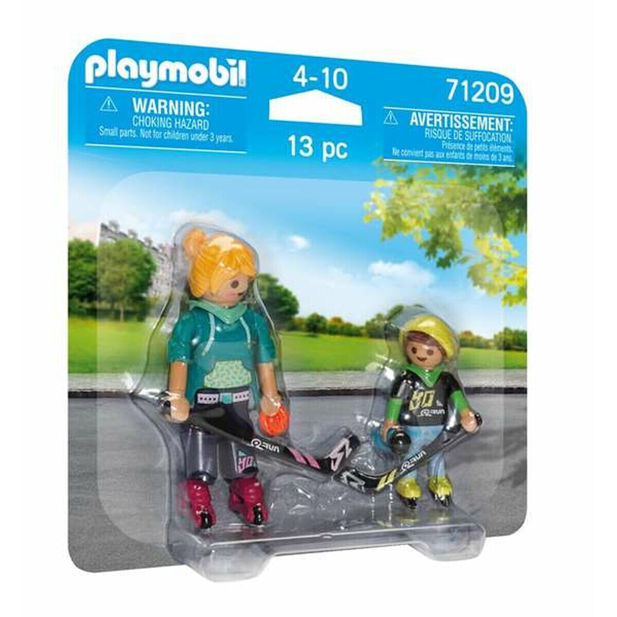 Playset Playmobil 71209 13 Предметы Хоккеист Duo