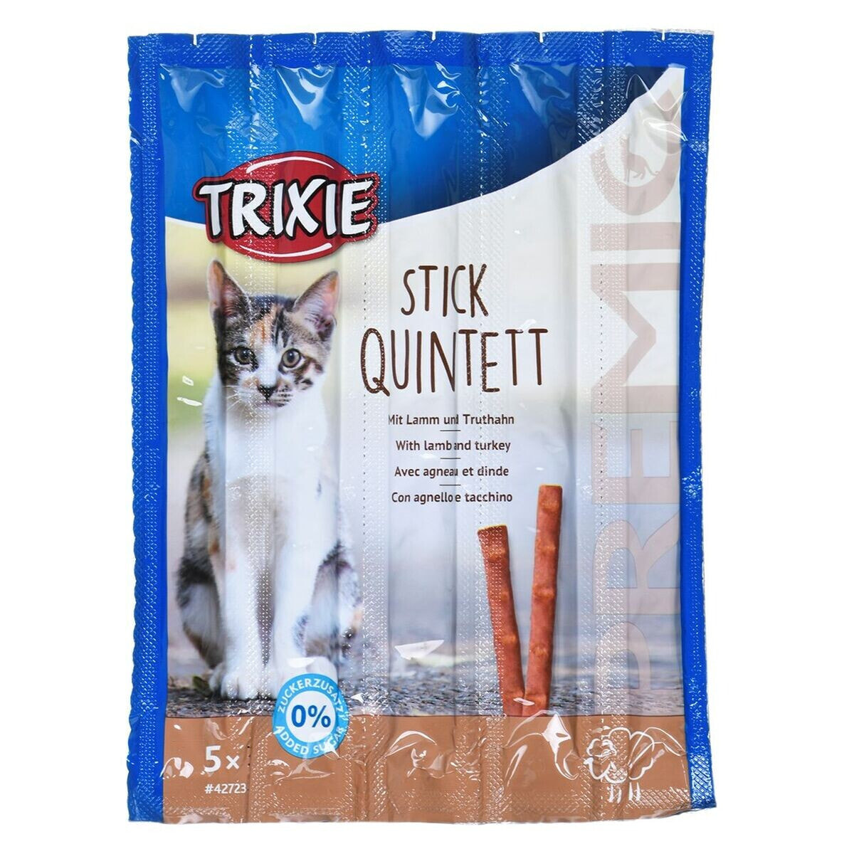 Snack for Cats Trixie 5 x 5 g Salmon Turkey Lamb Liver Birds