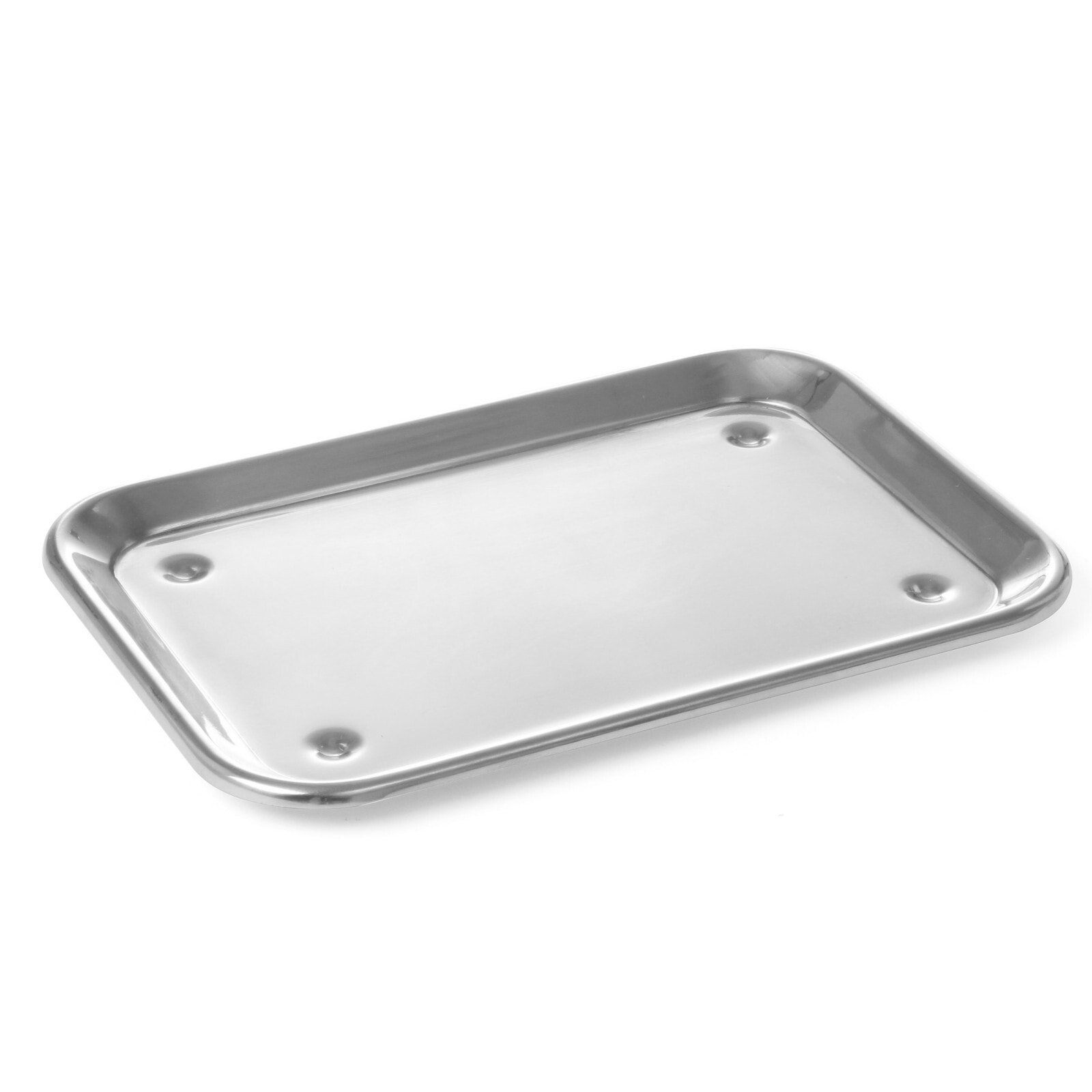 Steel display tray with food display legs 240x170mm - Hendi 407202