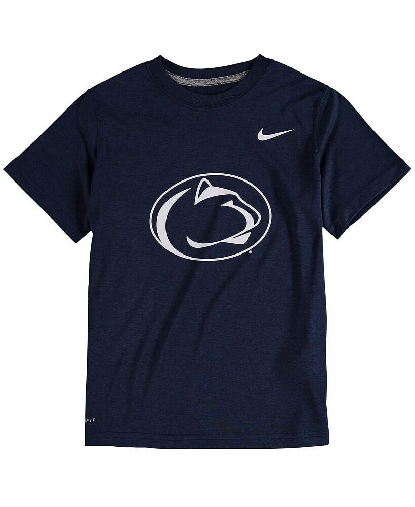 Nike big Boys and Girls Navy Penn State Nittany Lions Logo Legend Dri-FIT T-shirt