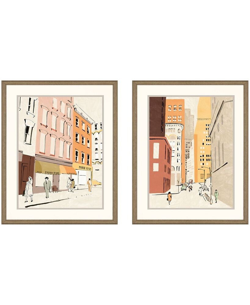 Paragon Picture Gallery travel Framed Art, Set of 2