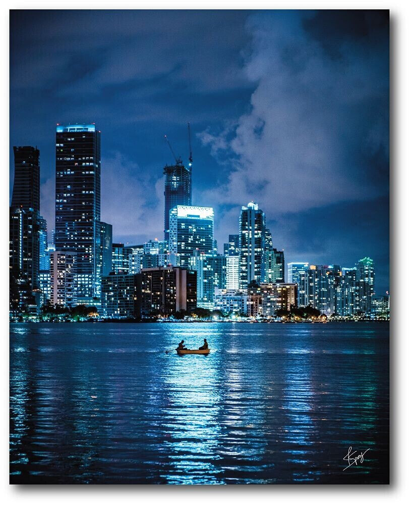 Courtside Market city Reflexiones Gallery-Wrapped Canvas Wall Art - 16