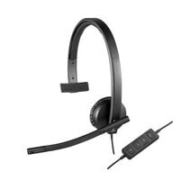 Logitech USB Headset H570e Mono - Wired - Office/Call center - 31.5 - 20000 Hz - 85 g - Headset - Black