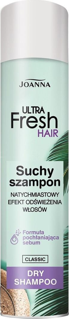 Сухой или твердый шампунь для волос Joanna Suchy szampon Ultra Fresh Hair Classic 200 ml