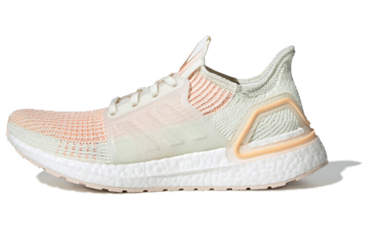 adidas Ultraboost 19 编织 低帮 跑步鞋 女款 汉玉白 / Кроссовки Adidas Ultraboost 19 F34073