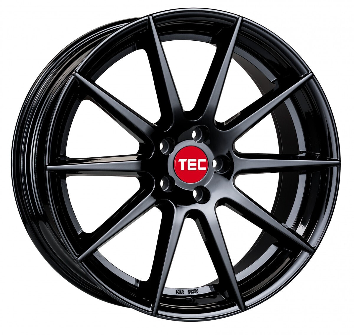 Колесный диск литой TEC Speedwheels GT7 black-glossy 8.5x20 ET35 - LK5/120 ML74.1
