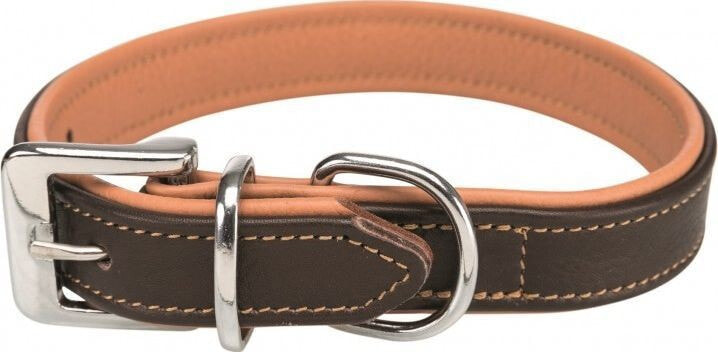 Trixie Active Comfort Collar, L: 47–54 cm / 30 mm, brown / light brown