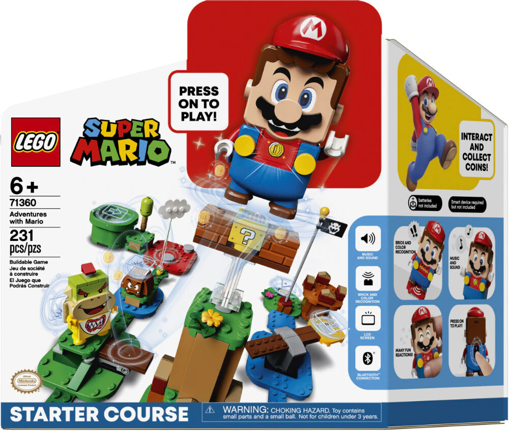 Конструктор LEGO Super Mario 71360 Приключения вместе с Марио. Стартовый набор