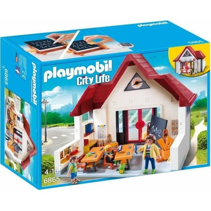 Игровой набор Playmobil City Life Школа с классом,с 3 фигурками,доской и аксессуарами,6865 набор игрушек