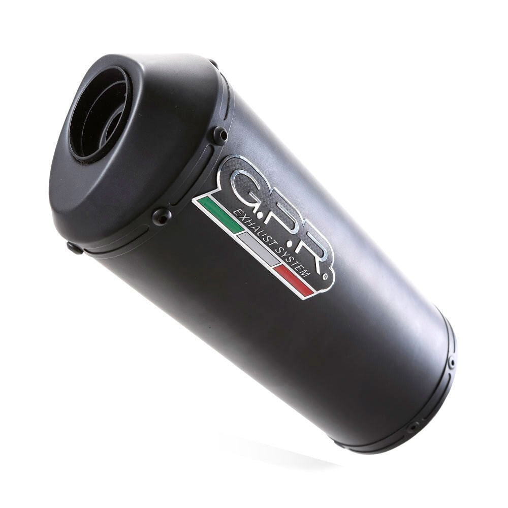 GPR EXHAUST SYSTEMS Ghisa Tuning Oval Muffler With dB Killer Not Homologated