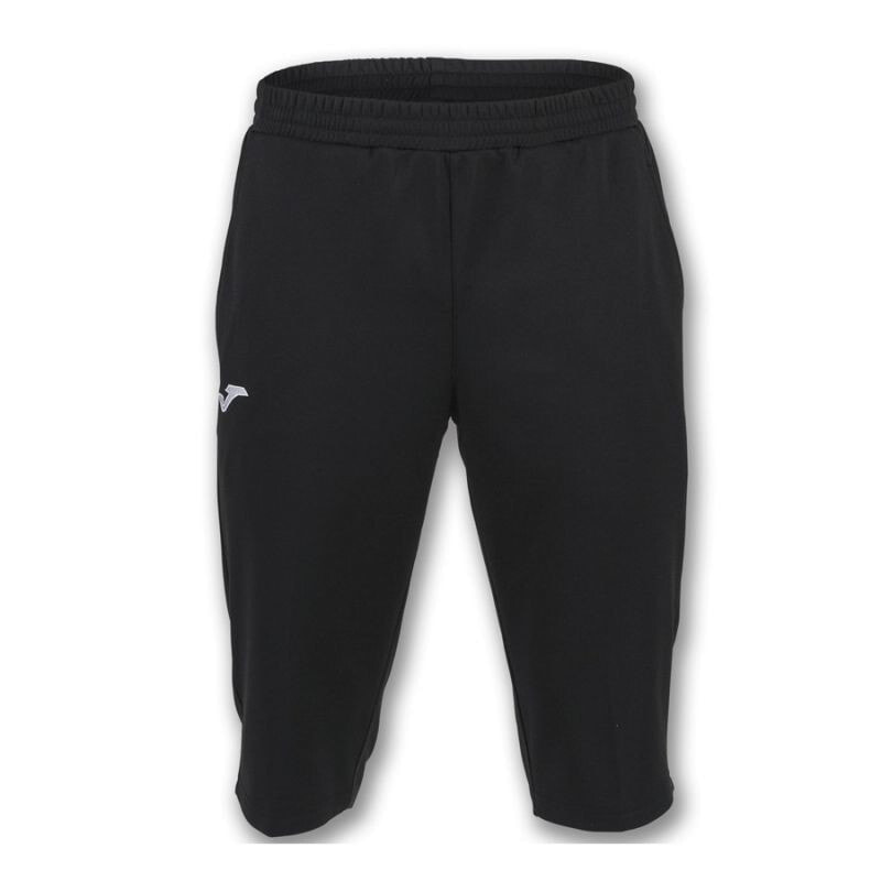 Мужские брюки спортивные черные  Joma Bermuda Combi 3/4 M 101101-100