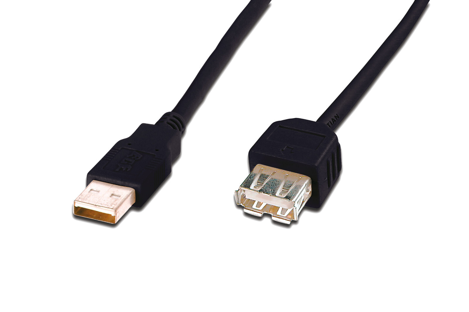ASSMANN Electronic AK-300202-030-S USB кабель 3 m 2.0 USB A Черный