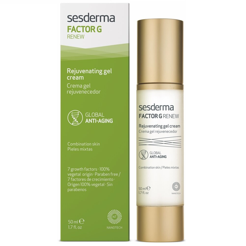 Sesderma Factor G Renew Rejuvenating Gel Cream Омолаживающий крем-гель c пептидами и растительными стволовыми клетками 50 мл