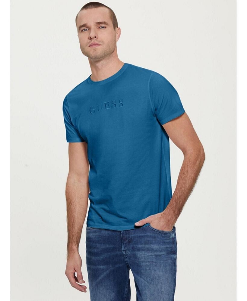 GUESS men's Embroidered Logo T-shirt