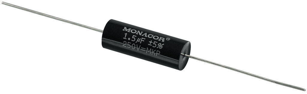 Monacor MKPA-15 конденсатор Черный Цилиндрический