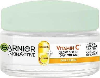 Tagescreme für das Gesicht mit Vitamin C - Garnier SkinActive Vitamin C Glow Boost Day Cream