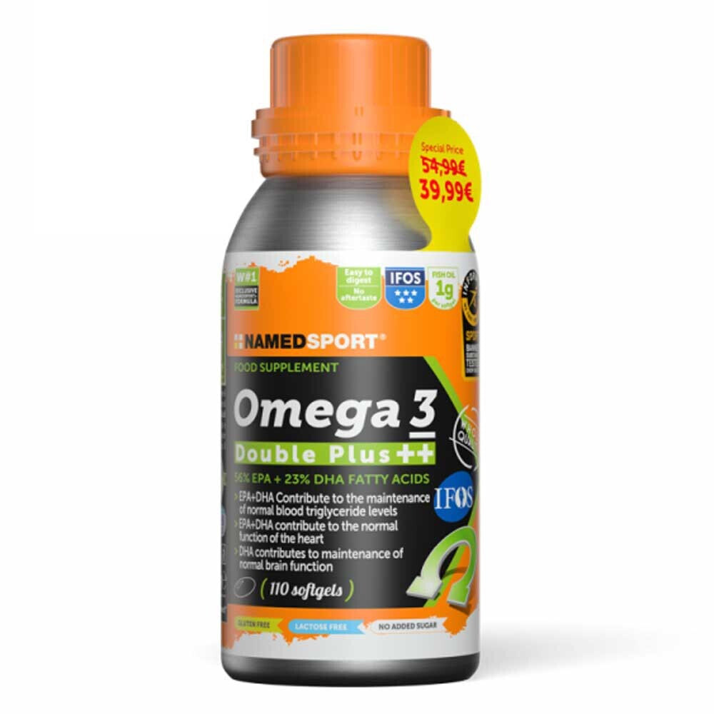 NAMED SPORT Omega 3 Double Plus Supplement 110 Capsules