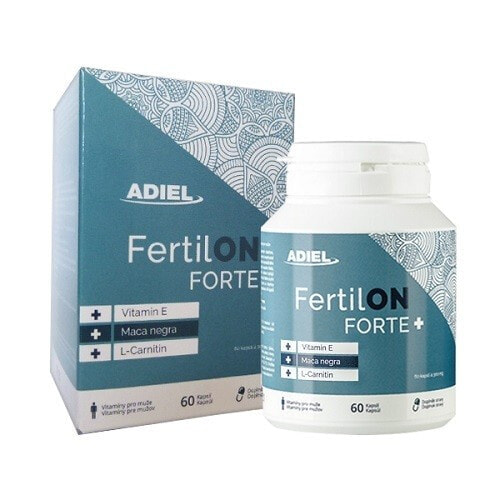 Adiel FertilON Forte Plus Комплекс с карнитином, макой и витамином Е для поддержки мужского либидо 60 капсул
