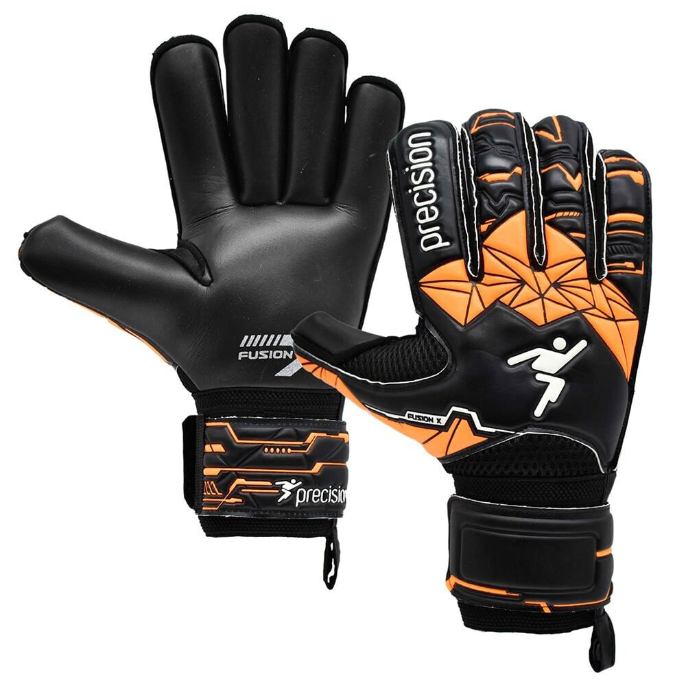 PRECISION Junior Fusion X Roll Finger Protect Goalkeeper Gloves