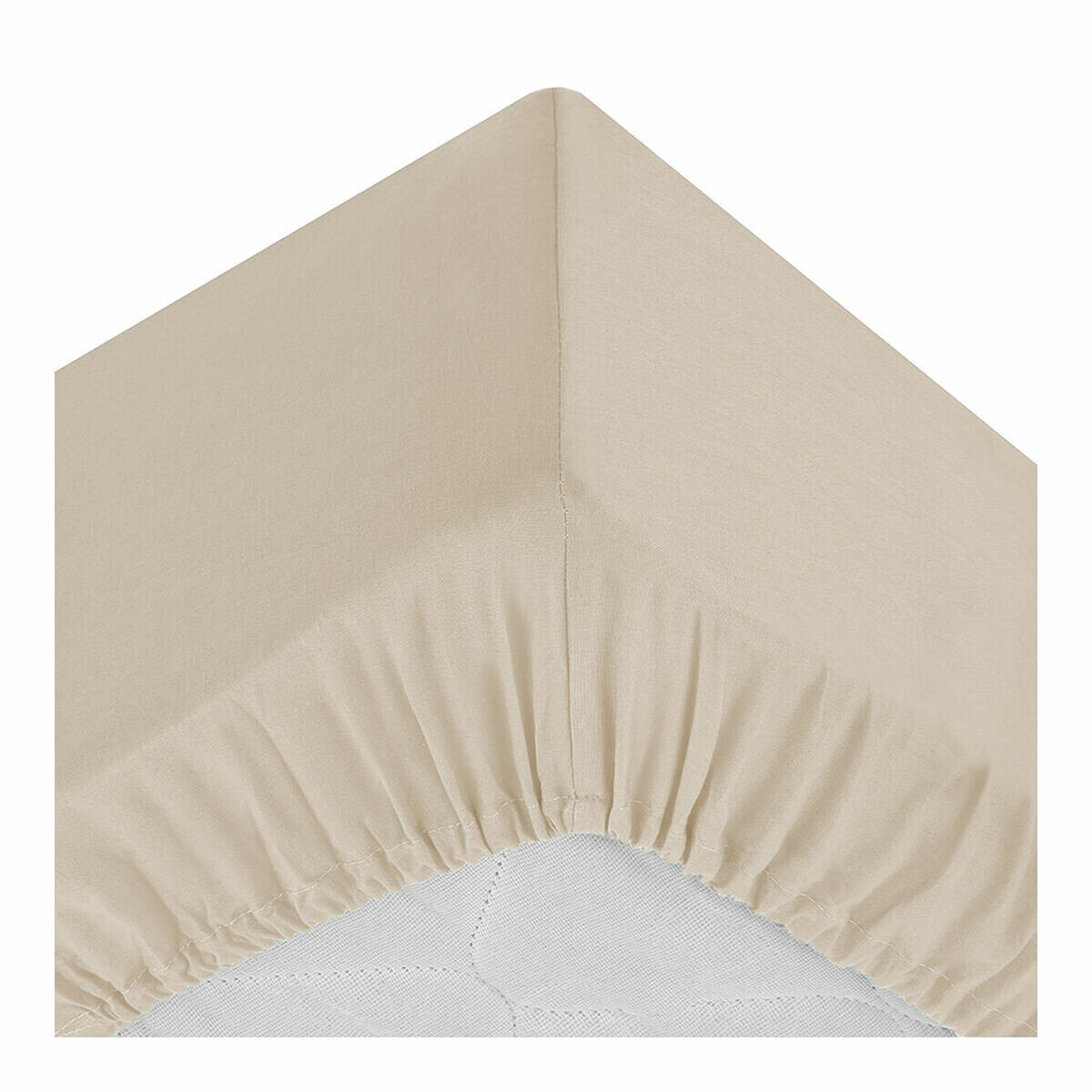 Fitted bottom sheet Atmosphera Linen (160 x 200 cm)