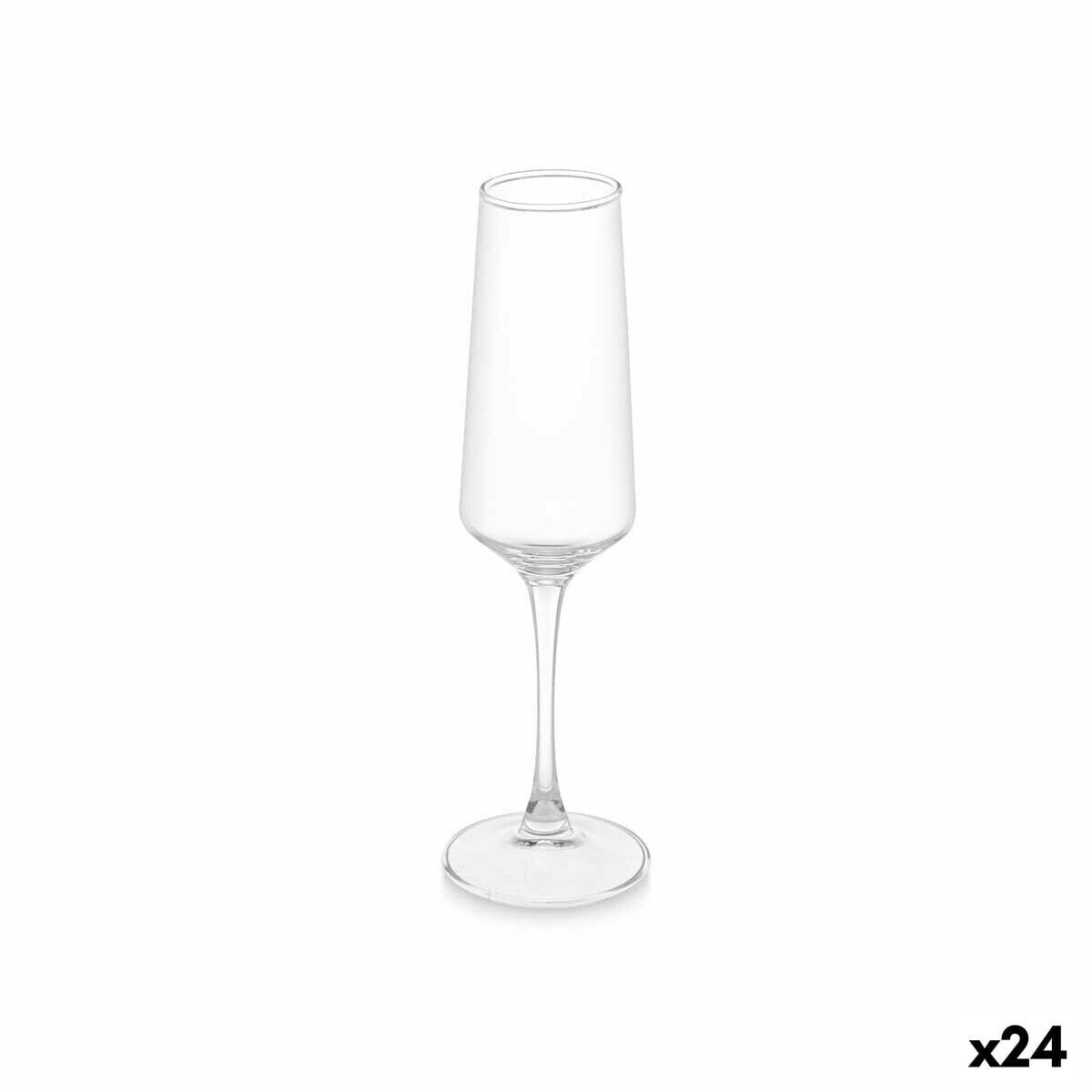 Бокал для шампанского Прозрачный Cтекло 250 ml (24 штук)