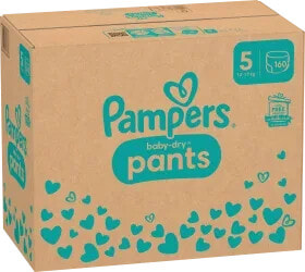 Baby Pants Baby Dry Gr.5 Junior (12-17 kg), Monatsbox, 160 St