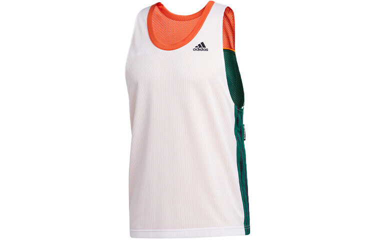 adidas STRT BALL TANK 两面穿篮球运动比赛服 男款 白色 / Adidas STRT BALL GH6987