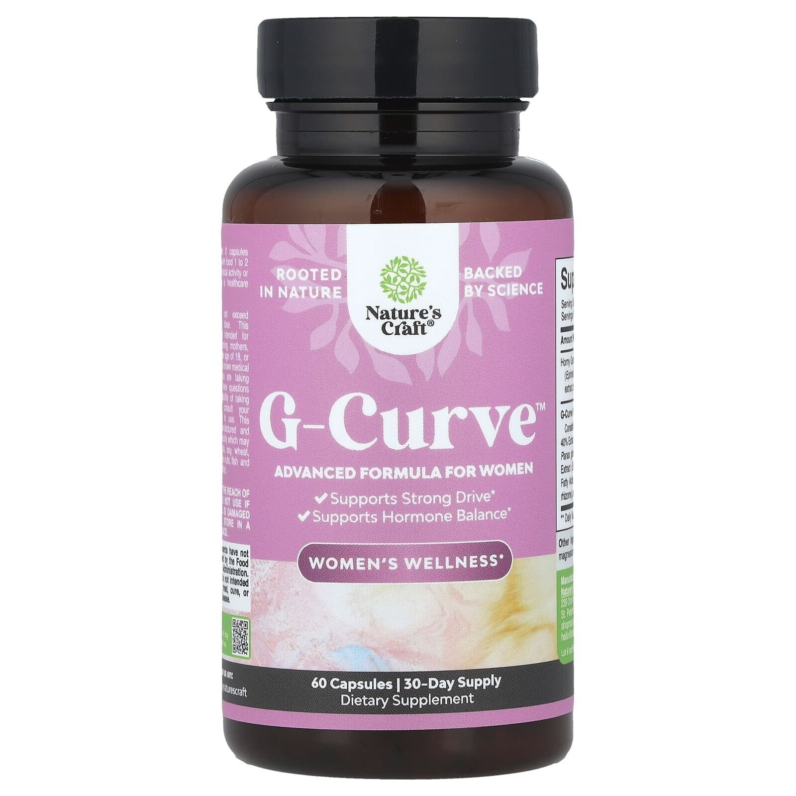 Women's Wellness, G-Curve™, 364 mg, 60 Capsules