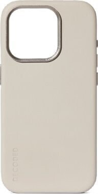 Decoded Decoded Leather Backcover for iPhone 15 Pro Max Clay