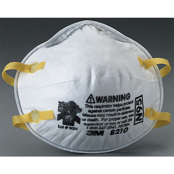 3M Particulate Respirator 8210 N95 20 Units