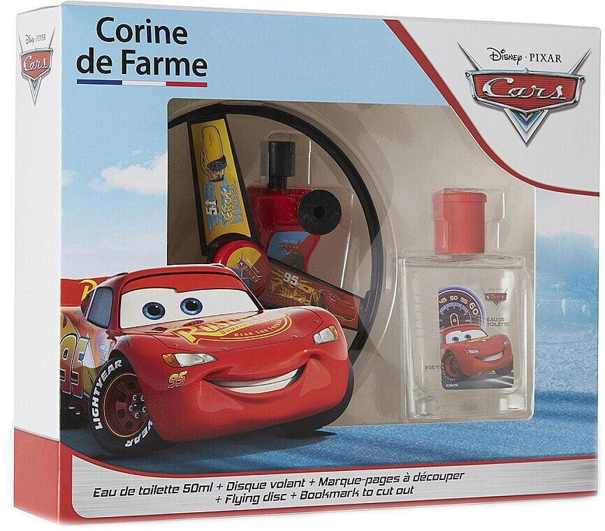 Corine de Farme Cars - Produktset für Kinder (Eau de Toilette 50ml + Spielzeug)