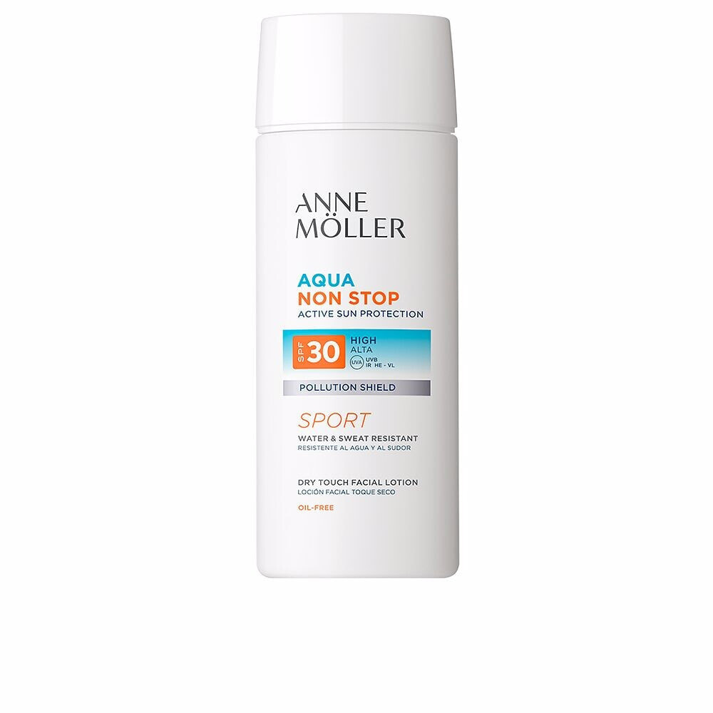 Anne Moller Aqua Non Stop Sport Spf30 Солнцезащитный лосьон для лица 75 мл