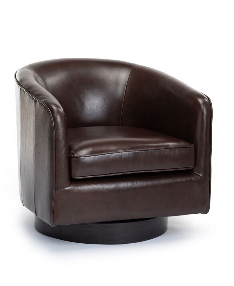 Comfort Pointe turner Top Grain Leather Swivel Chair