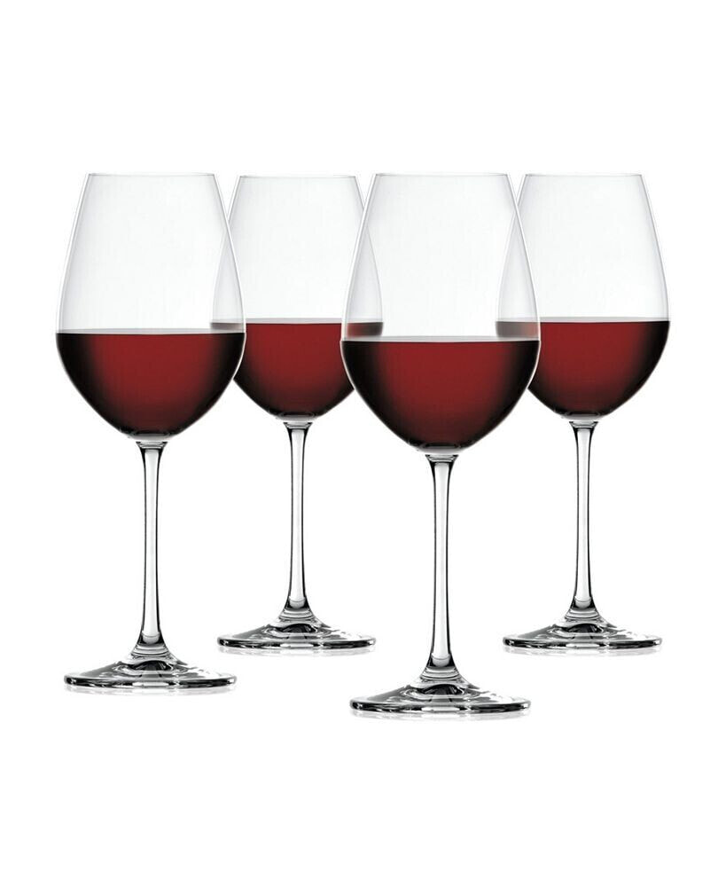 Spiegelau salute Red Wine Glasses, Set of 4, 19.4 Oz
