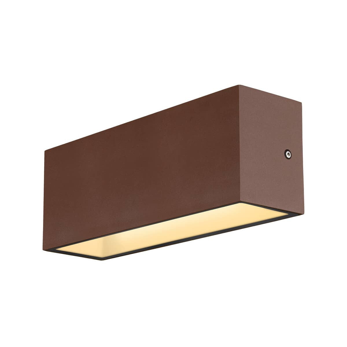 SLV Sitra L WL UP/DOWN - Outdoor ceiling lighting - Rust colour - Aluminium - IP44 - Facade - Garage - I