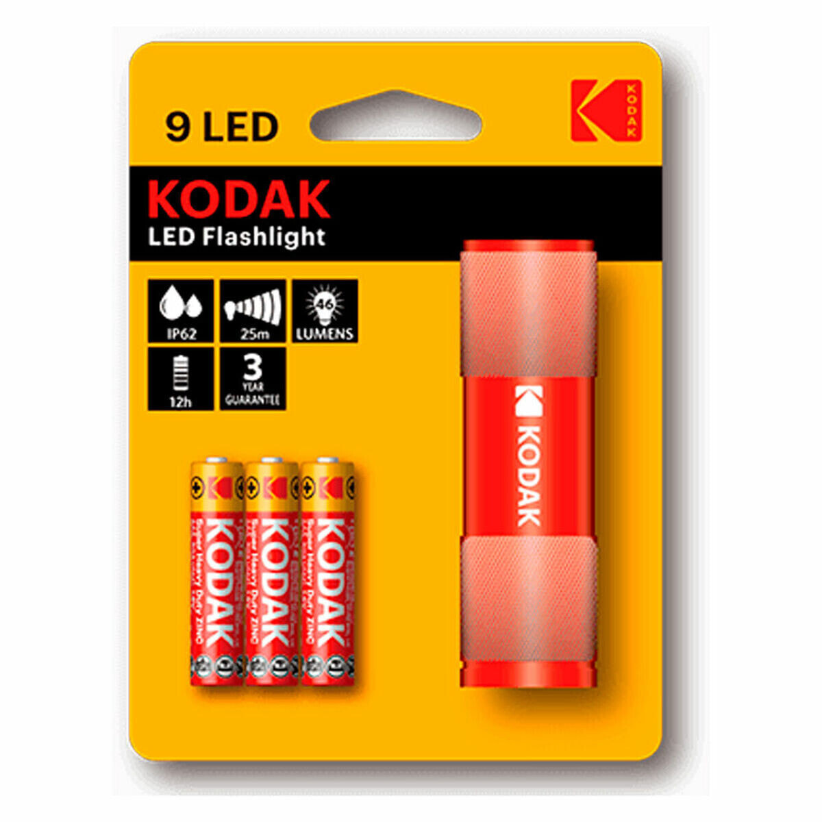 фонарь LED Kodak 9LED Красный