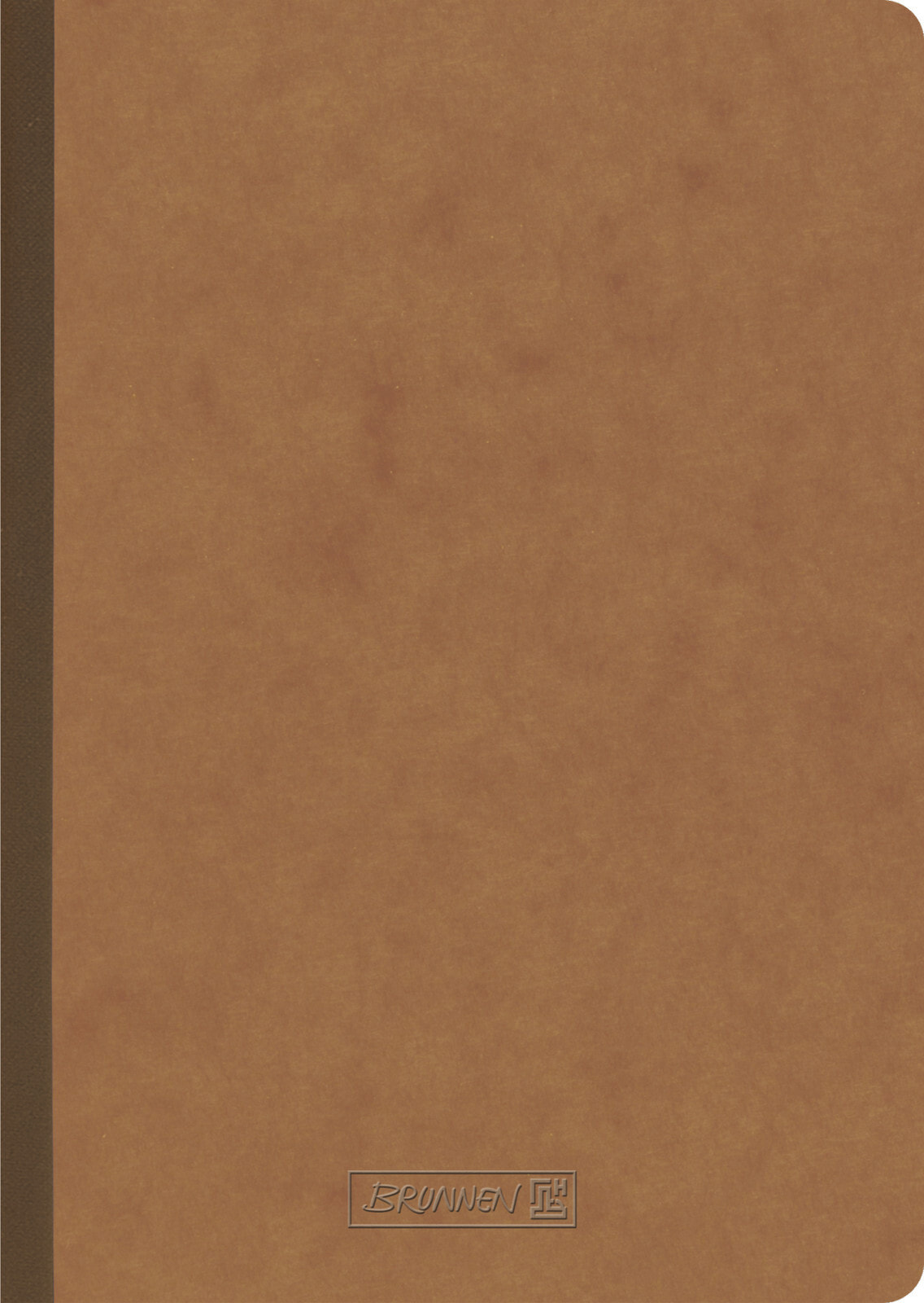 Brunnen 104357370, Однотонный, Коричневый, A5, 96 листов, 90 г/м2, Бумага с точечной сеткой