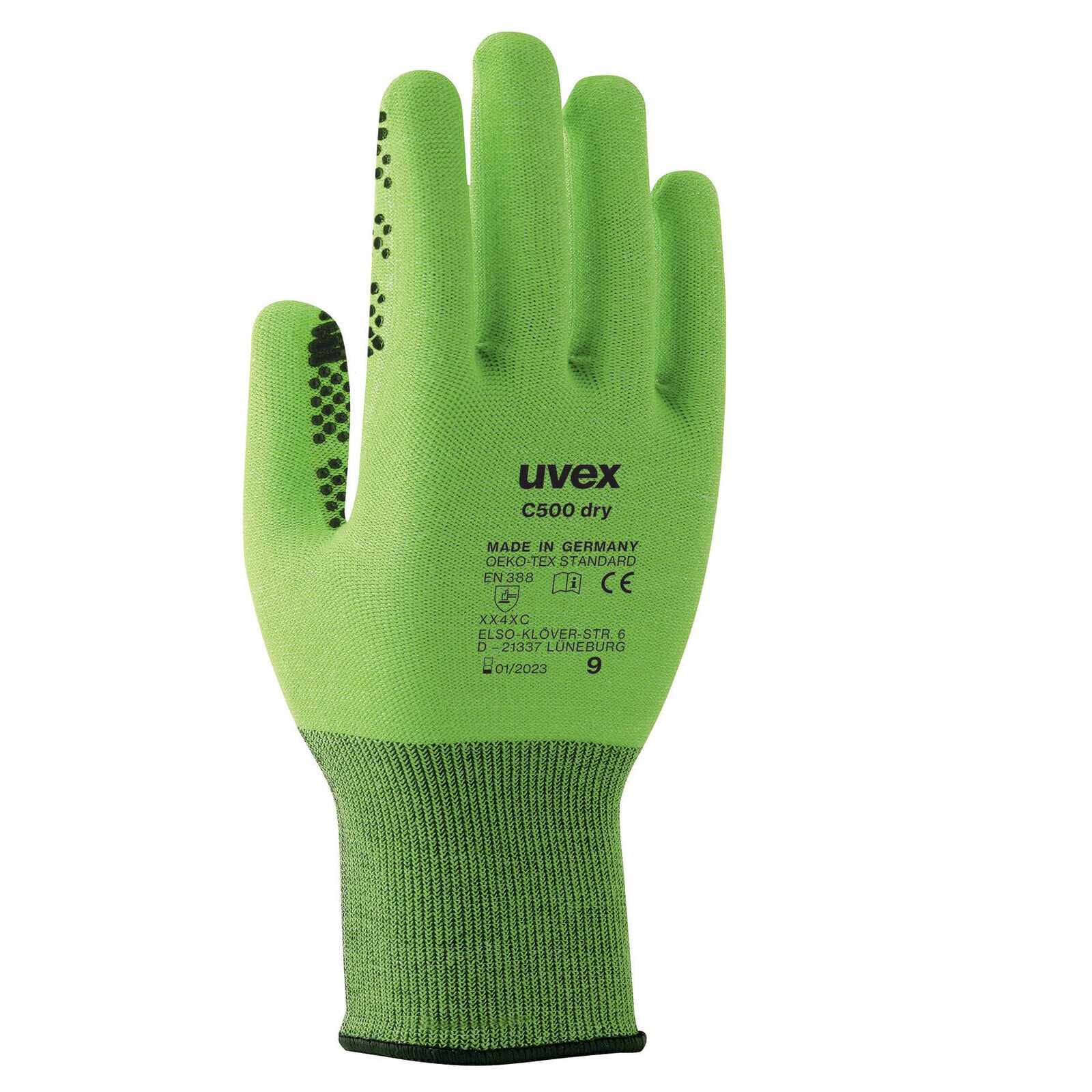 UVEX Arbeitsschutz C500 dry - Green - EUE - Adult - Adult - Unisex - 1 pc(s)