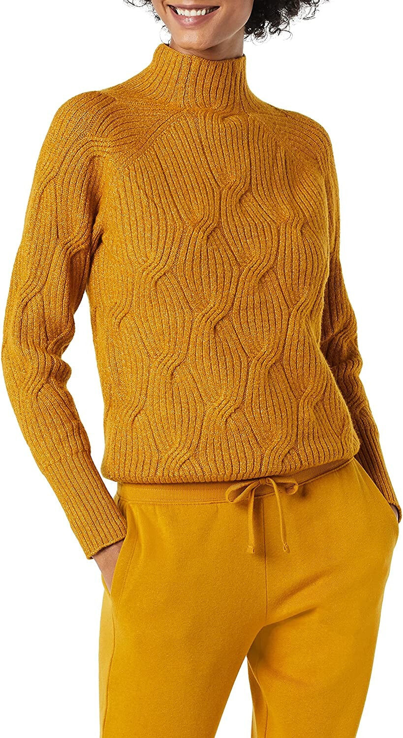 Женский свитер Amazon Essentials Women's soft touch funnel neck jumper