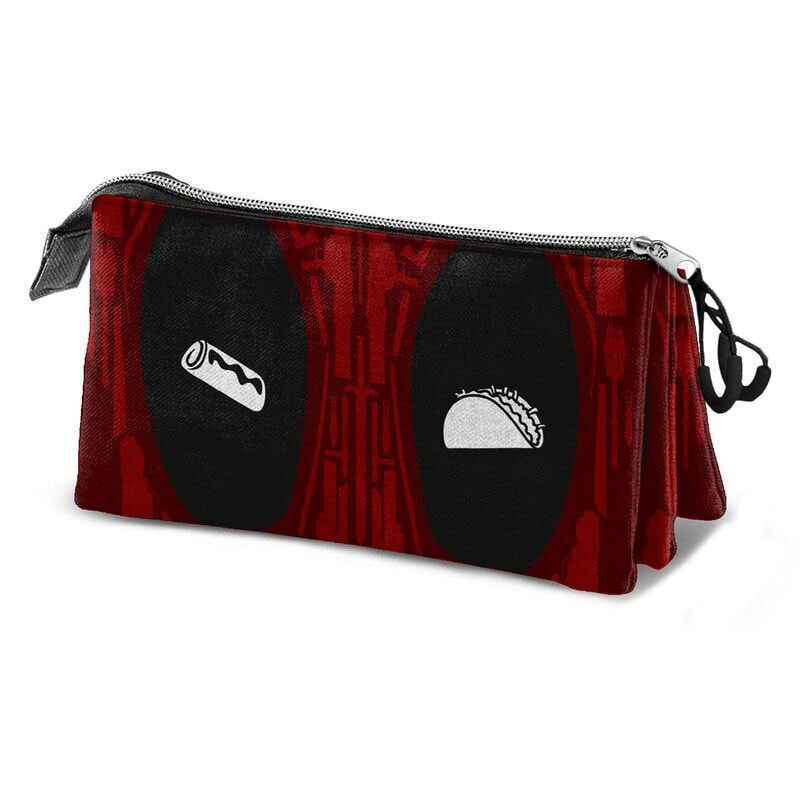 KARACTERMANIA Deadpool Triple Pocket Pencil Case Weapons Marvel