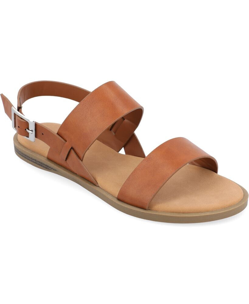 Journee Collection women's Lavine Multi Strap Sandals