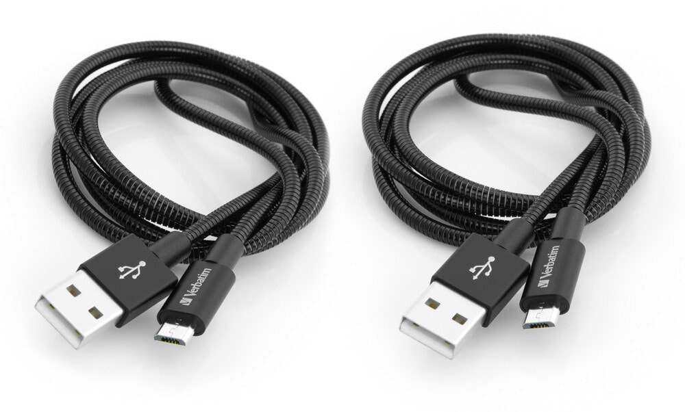 Verbatim 48874 USB кабель 1 m 3.2 Gen 1 (3.1 Gen 1) Micro-USB A USB A Черный