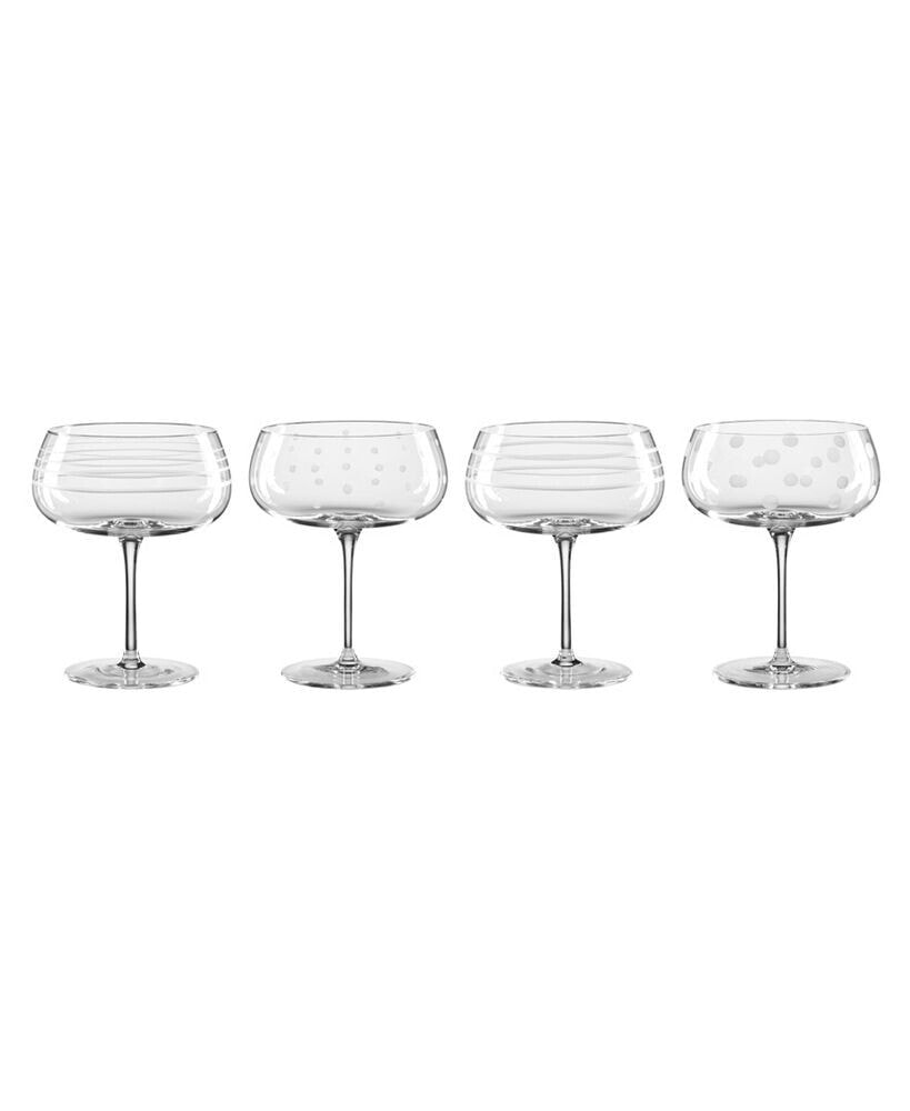 Oneida mingle Cocktail Glasses, Set of 4