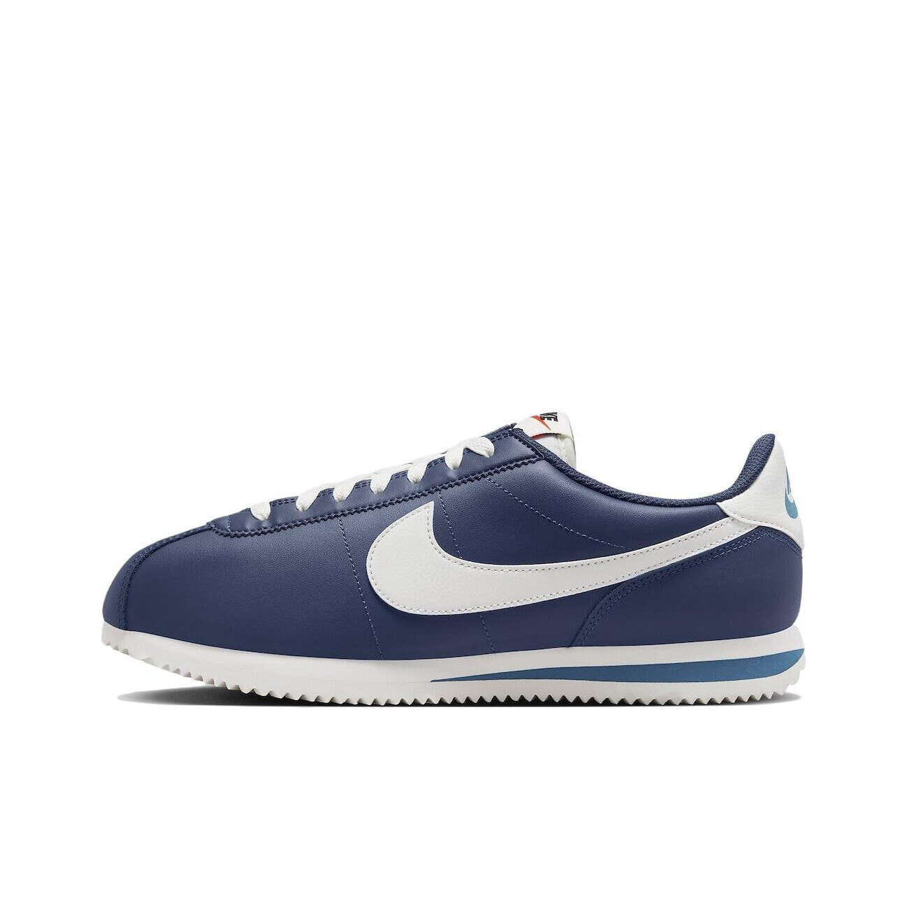 Nike Cortez 轻便防滑减震防滑耐磨 低帮 休闲跑步鞋 男款 蓝色