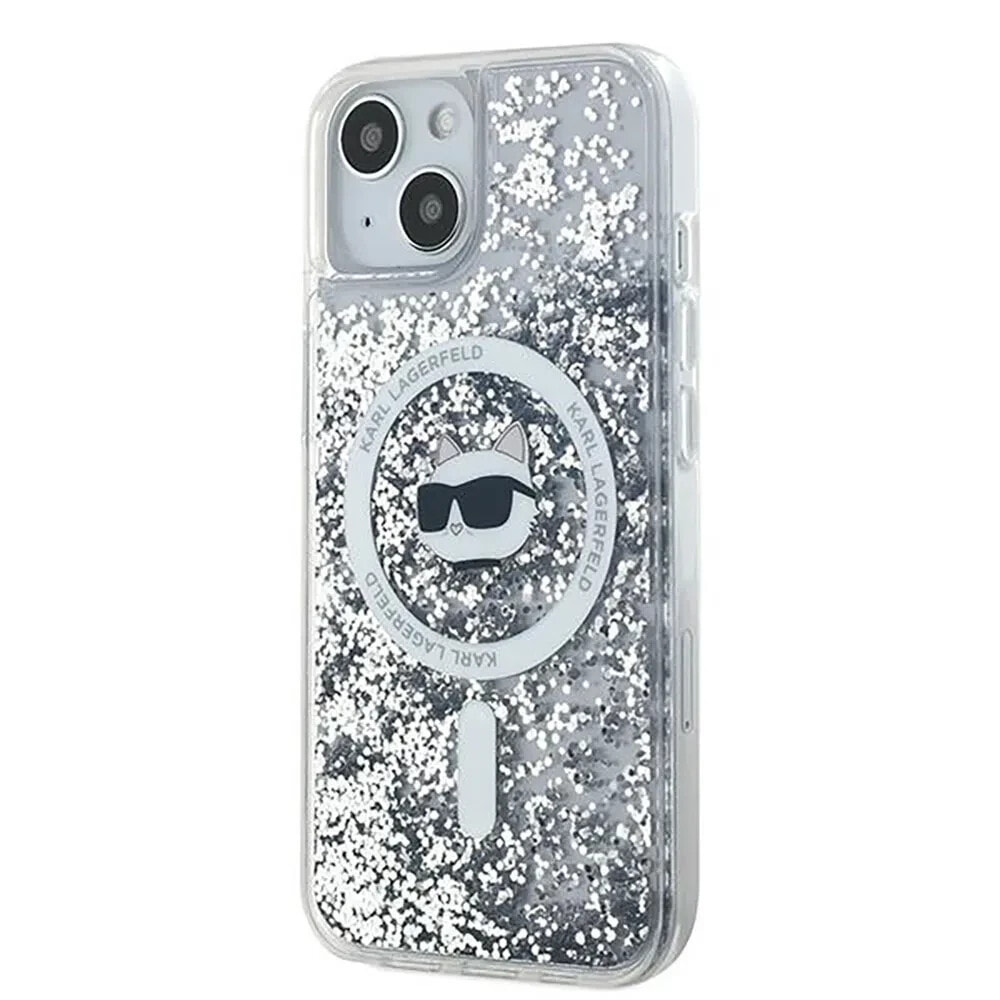 KARL LAGERFELD Klhmp13Mlgchsgh iPhone 13 6.1 Liquid Choupette Head phone case