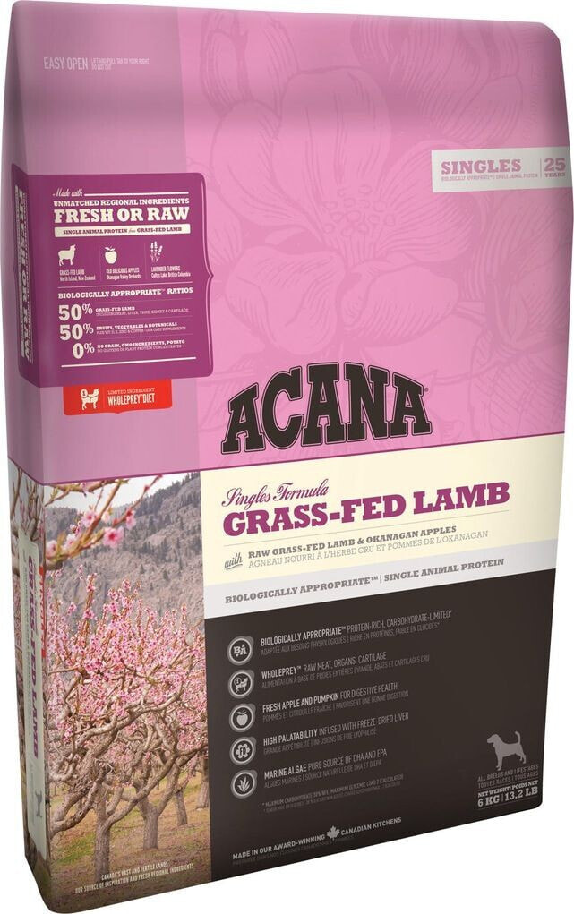 Acana Grass Fed Lamb Jagnięcina 6 Kg