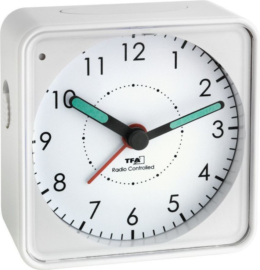 TFA 60.1510.02 Picco Alarm Clock White