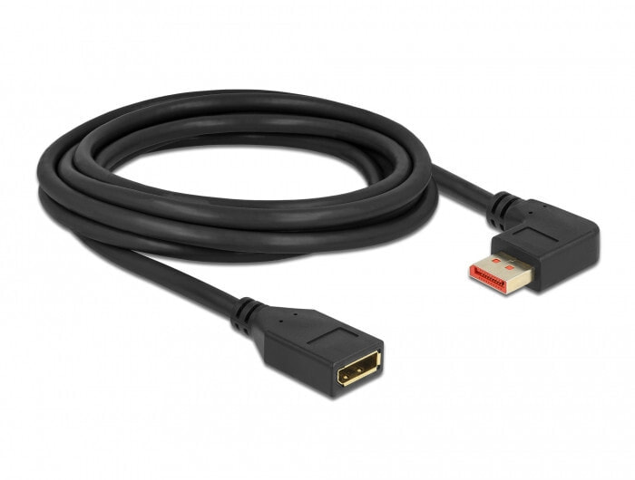 87076 - 3 m - DisplayPort - DisplayPort - Male - Female - 7680 x 4320 pixels