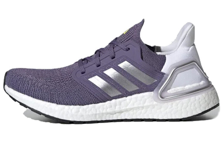 adidas Ultraboost 20 运动 透气 低帮 跑步鞋 女款 白紫 / Кроссовки Adidas Ultraboost 20 EG0718