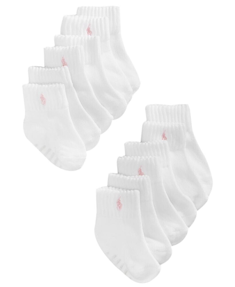 Polo Ralph Lauren ralph Lauren Baby Girls Sport Socks, Pack of 6